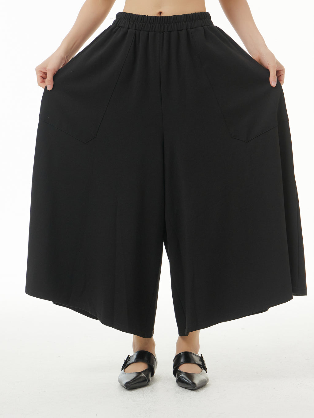 Wide Leg Culottes Pants 5902