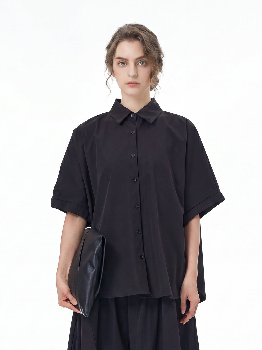 Oversized Short Sleeve Shirt 3921-680