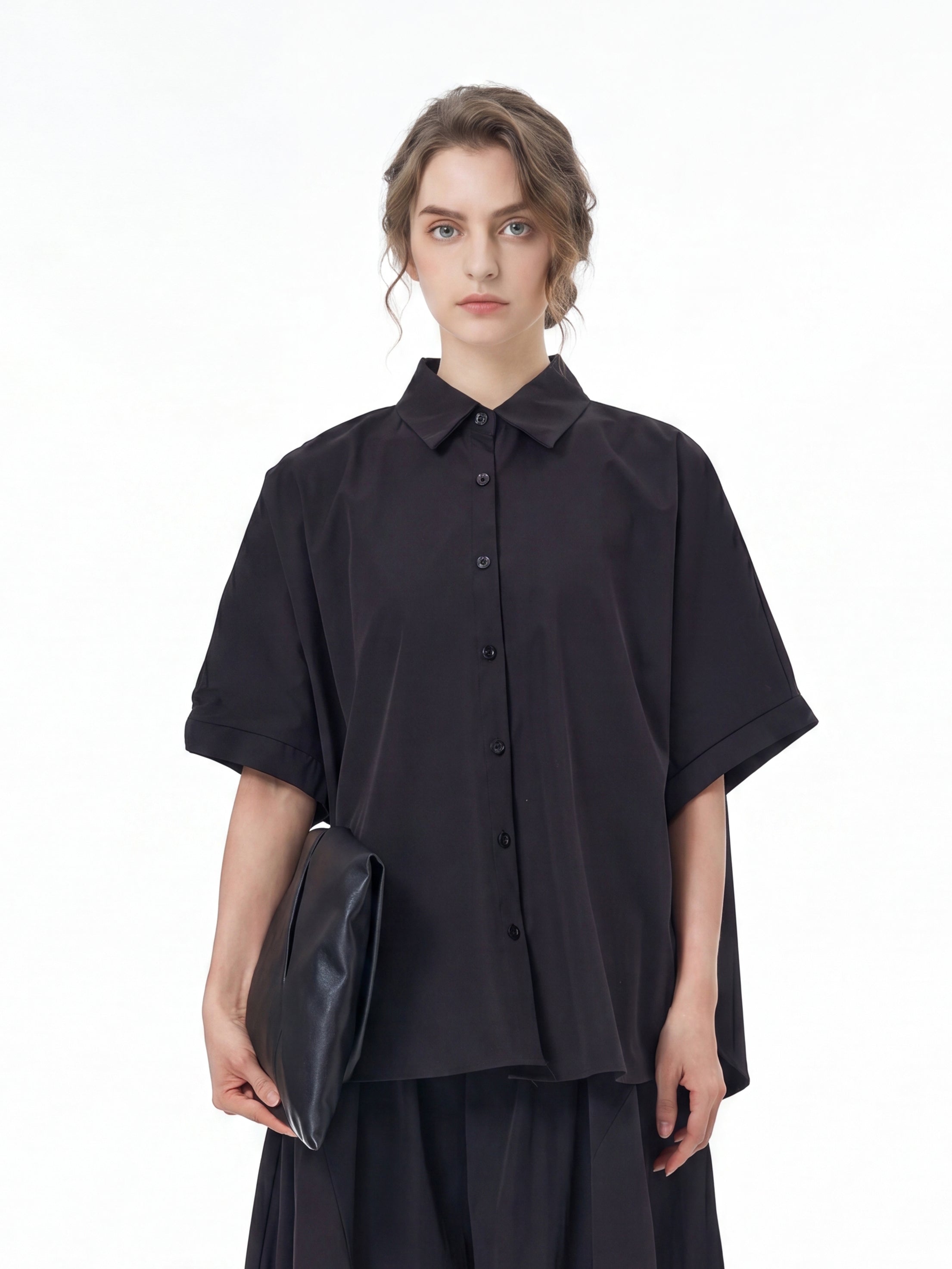 Oversized Short Sleeve Shirt 3921-680