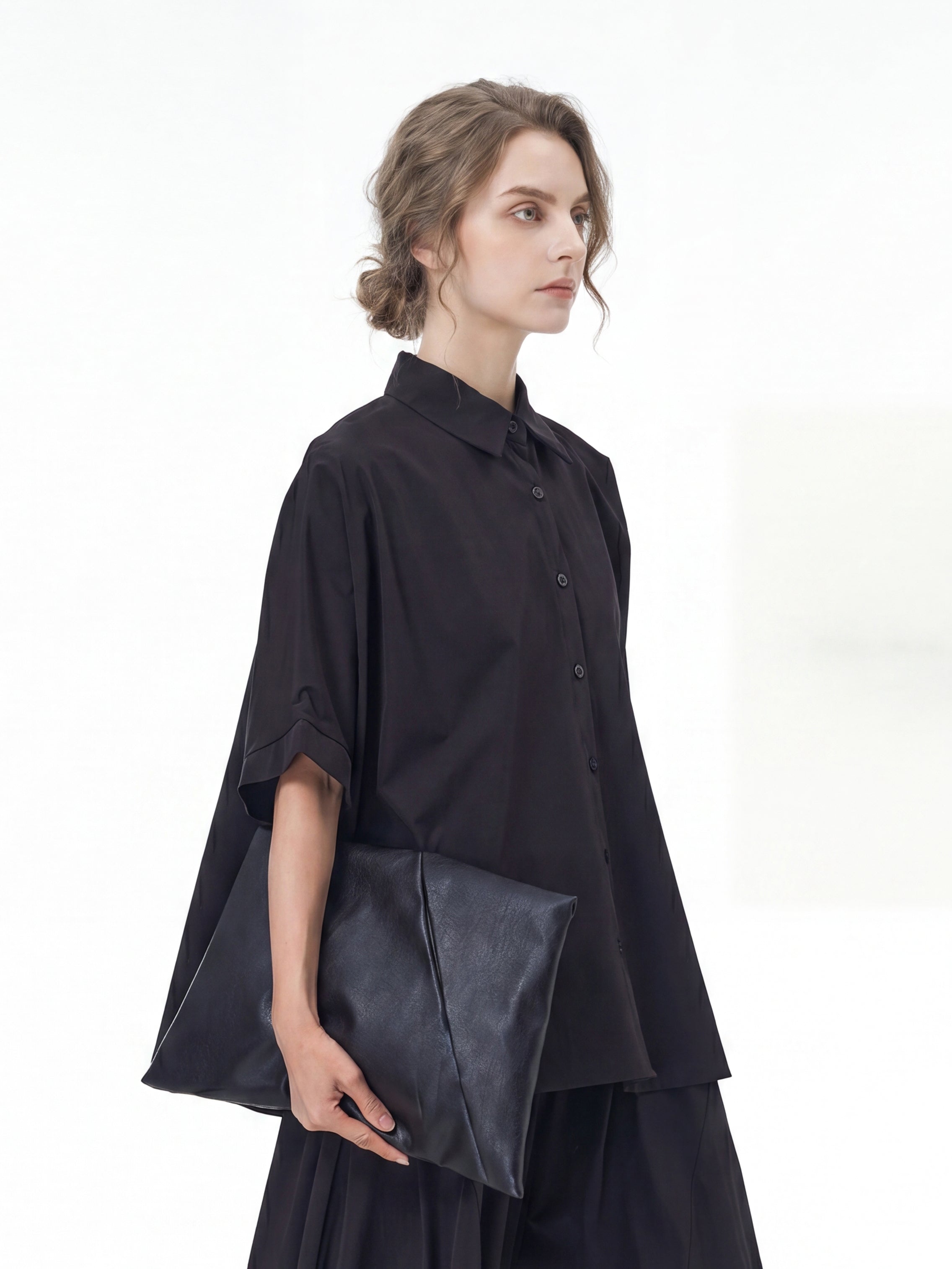 Oversized Short Sleeve Shirt 3921-680