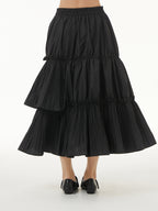 Tiered Ruffle Midi Skirt 3169