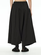 Wide Leg Drop Crotch Harem Pants with Pockets 5206