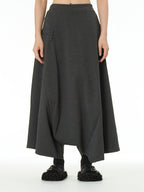 Wide Leg Drop Crotch Harem Pants with Pockets 5206