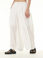 Pleated Wide Leg Palazzo Pants 11155