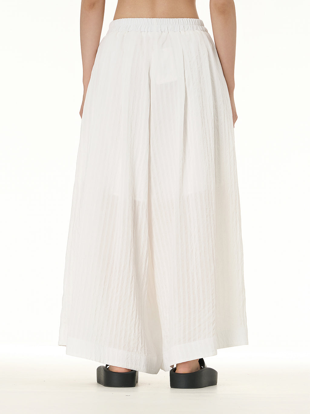 Pleated Wide Leg Palazzo Pants 11155