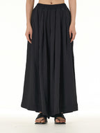 Pleated Wide Leg Palazzo Pants 11155