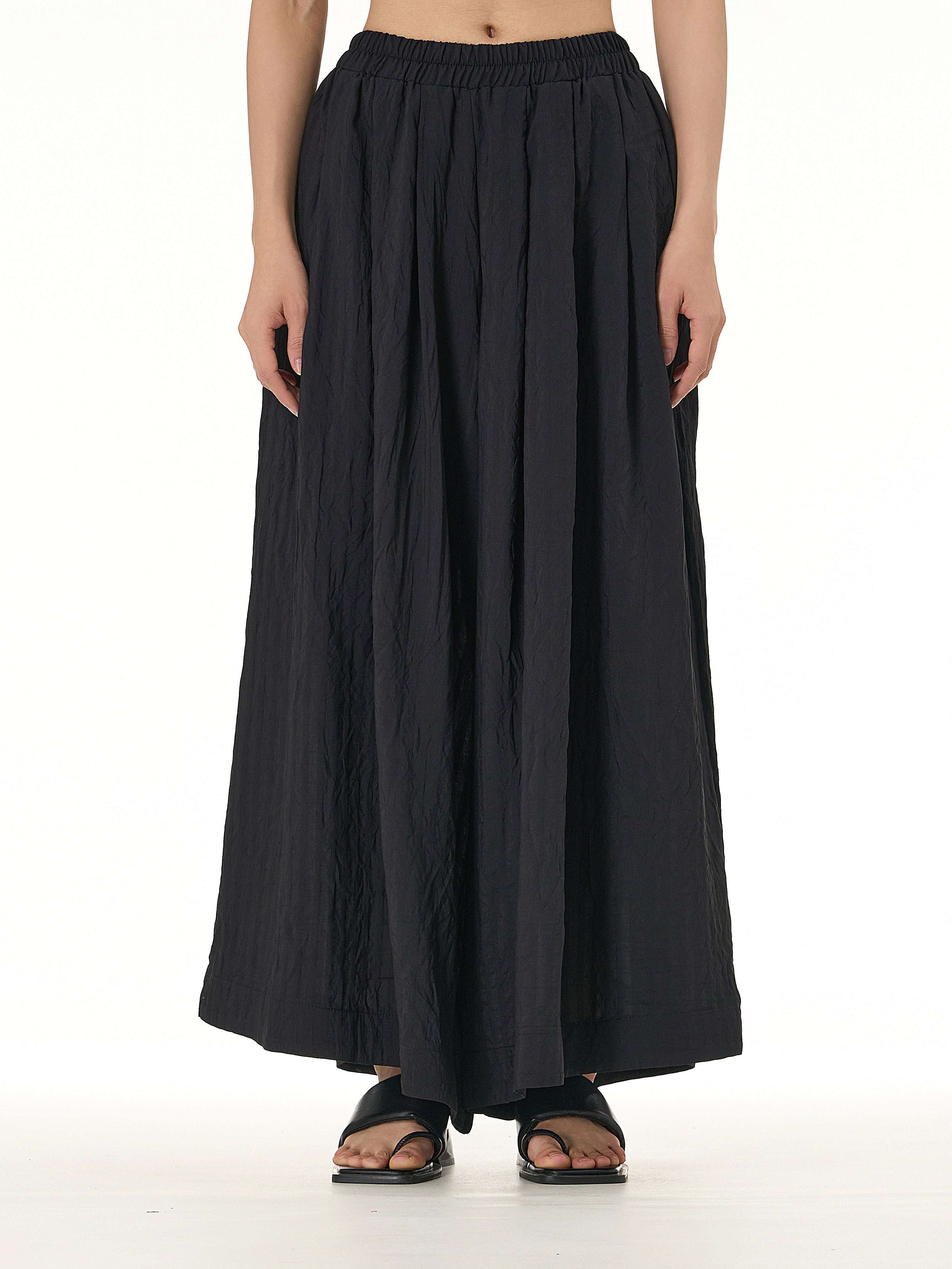 Pleated Wide Leg Palazzo Pants 11155