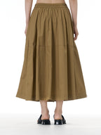 D-Ring Hem Full A-Line Maxi Skirt 31863