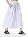 D-Ring Hem Full A-Line Maxi Skirt 31863