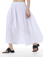 D-Ring Hem Full A-Line Maxi Skirt 31863