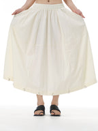 D-Ring Hem Full A-Line Maxi Skirt 31863