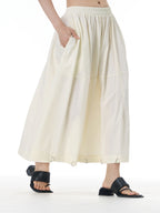 D-Ring Hem Full A-Line Maxi Skirt 31863