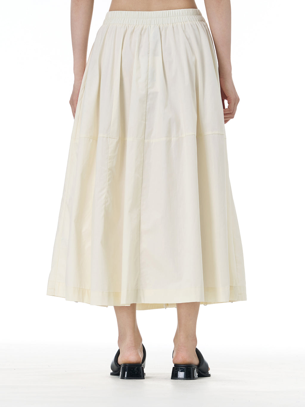 D-Ring Hem Full A-Line Maxi Skirt 31863