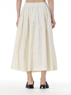 D-Ring Hem Full A-Line Maxi Skirt 31863
