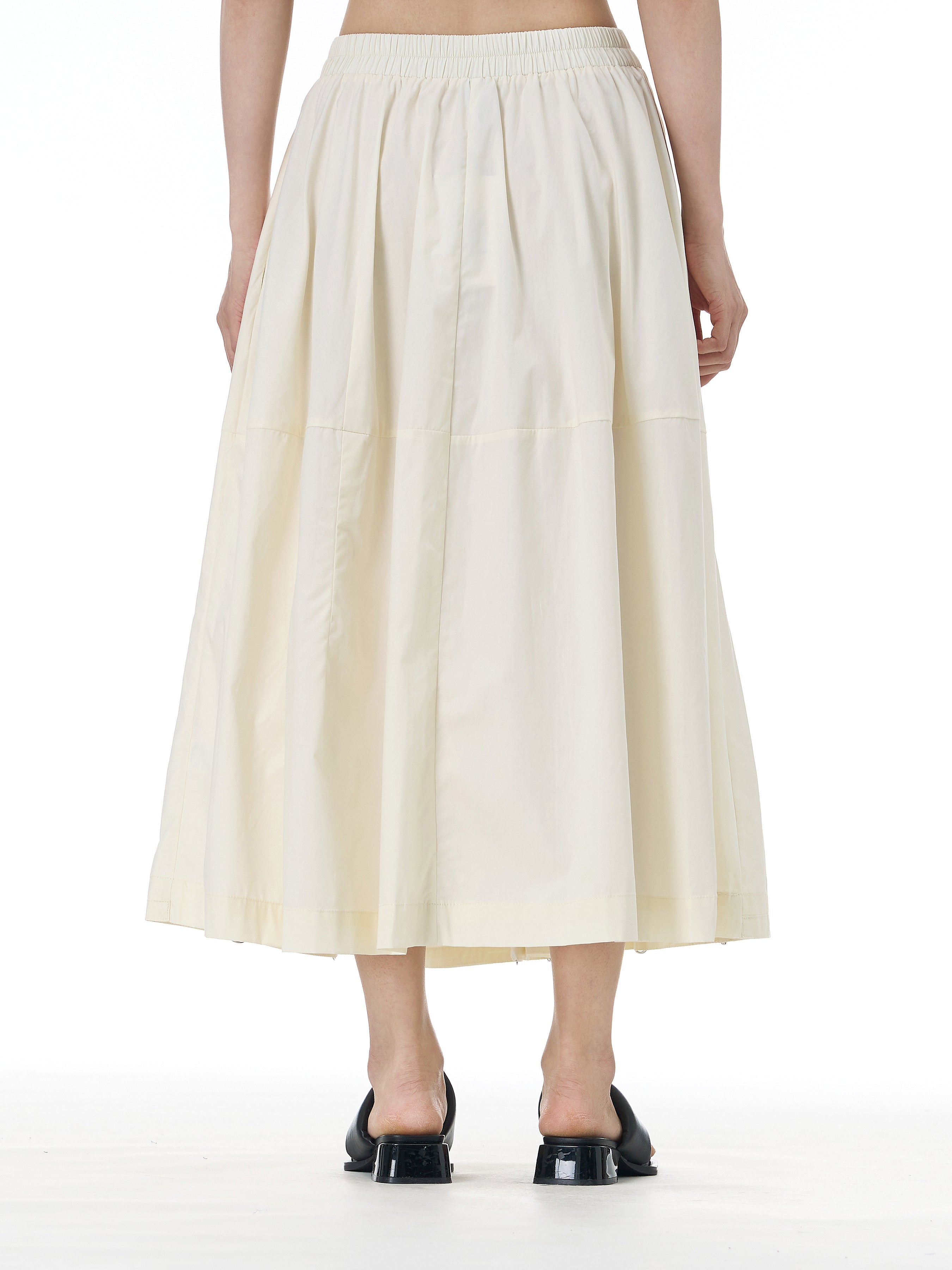 D-Ring Hem Full A-Line Maxi Skirt 31863