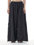Washed Cargo Wide Leg Jogger Pants 68980