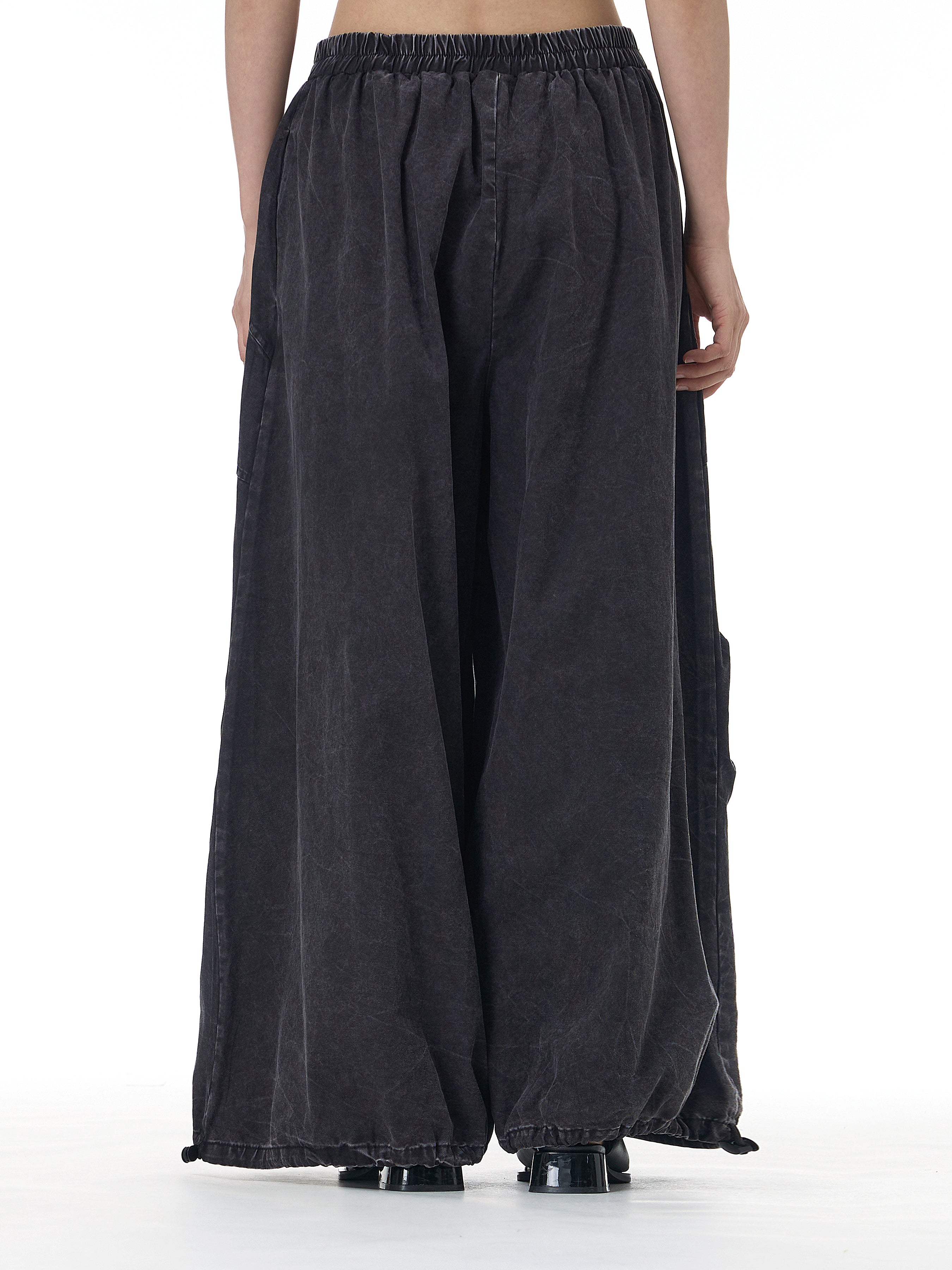 Washed Cargo Wide Leg Jogger Pants 68980