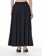 Pleated Full A-Line Maxi Skirt 68515