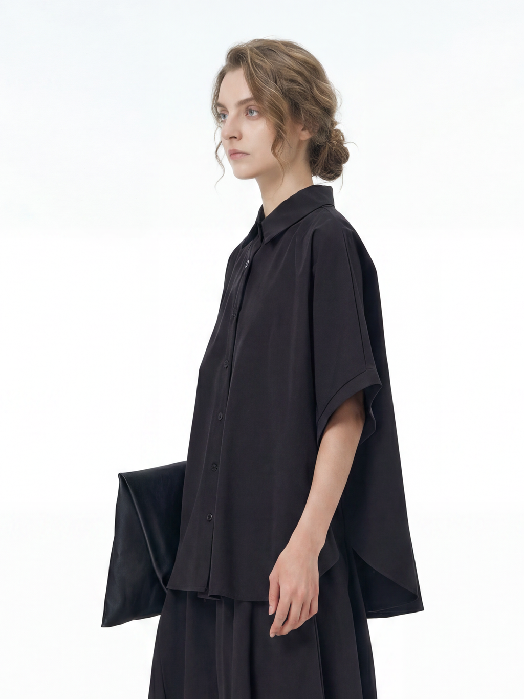 Oversized Short Sleeve Shirt 3921-680
