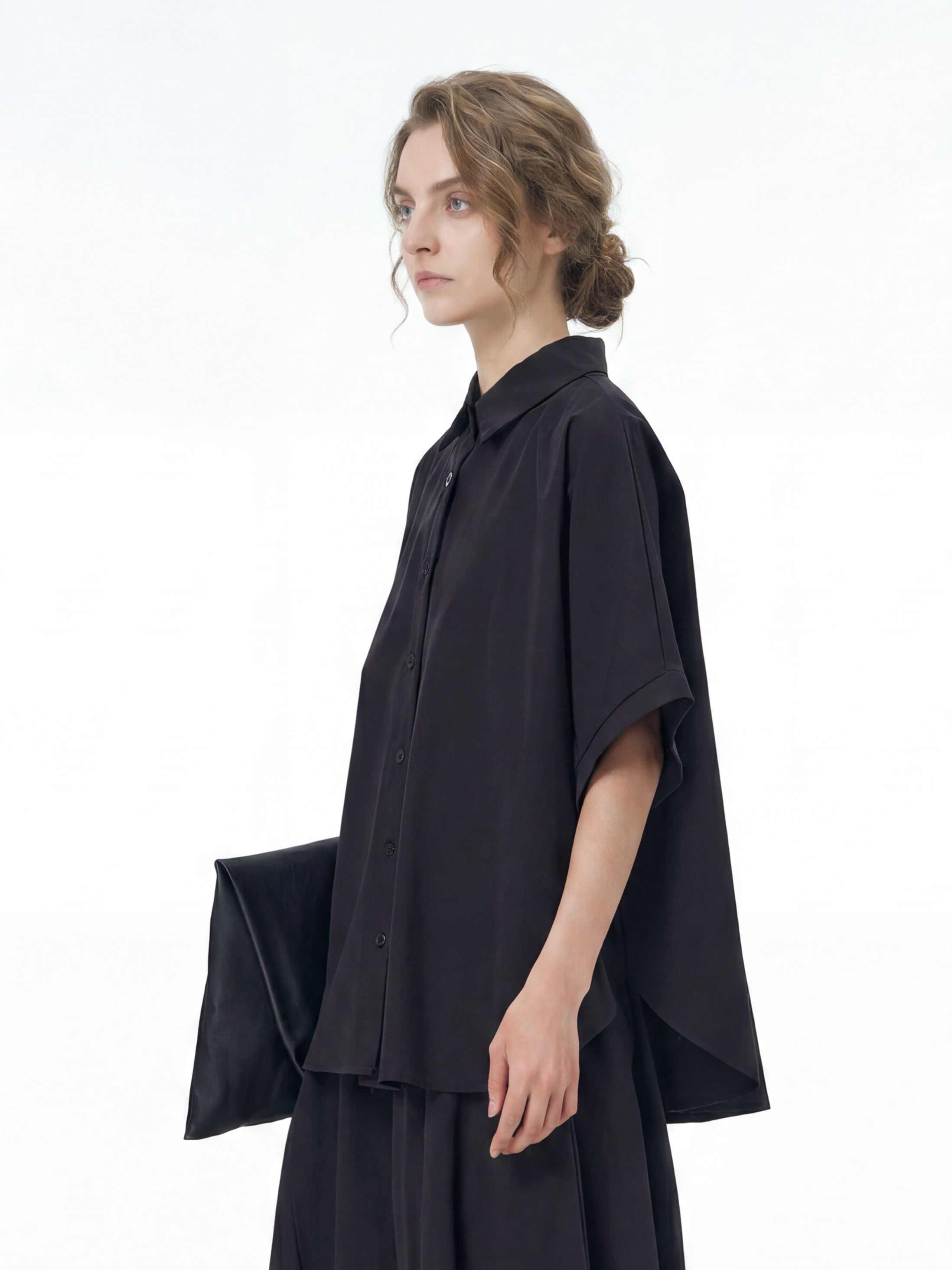 Oversized Short Sleeve Shirt 3921-680