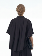 Oversized Short Sleeve Shirt 3921-680