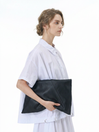 Oversized Cape Short Sleeve Shirt 31862